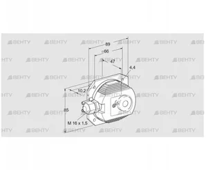 DL 3, 5KG-3 (84444631) Датчик-реле давления воздуха Kromschroder