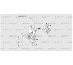 VAG1-/15R/NWBK (88020780) Газовый клапан с регулятором соотношения Kromschroder