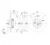 Центробежный вентилятор ebmpapst R2E180AS7705