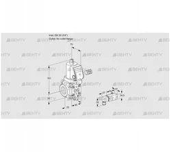 VAS120/-R/NWSR (88018204) Газовый клапан Kromschroder