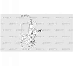 VAS240/-F/LWGR (88026629) Газовый клапан Kromschroder