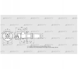 BIC 50RB-400/435-(39)D (84030151) Газовая горелка Kromschroder