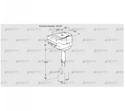 IBH65Z01A/20-30W3E (88301090) Дроссельная заслонка Kromschroder