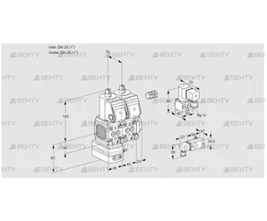 VCD1E25R/25R05FD-100NQR/PP-4/2-ZY (88105114) Регулятор давления Kromschroder