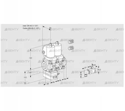 VCD2E40R/40R05D-100NWSL3/1-PP/PPPP (88100372) Регулятор давления Kromschroder