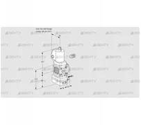 VAG1-/20R/NPGLAE (88027541) Газовый клапан с регулятором соотношения Kromschroder