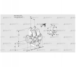 VCH1E20R/20R05NHEVWR/PPPP/PPZY (88107638) Клапан с регулятором расхода Kromschroder