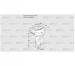 IBG65/40W05/20-30Q3E (88302402) Дроссельная заслонка Kromschroder