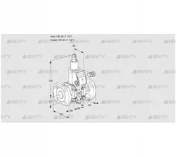 VAS240F/LQ (88004438) Газовый клапан Kromschroder