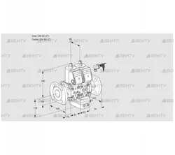 VCV3E50F/50F05NVKWR/MMPP/PPPP (88100368) Клапан с регулятором соотношения Kromschroder