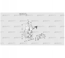 VAN115R/NK (88012237) Сбросной газовый клапан Kromschroder