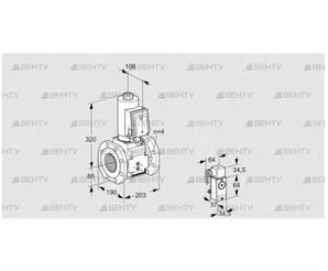 VAS7T80A05NQSRB/P3/PP (88206628) Газовый клапан Kromschroder