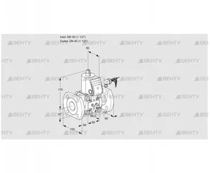 VAS240F/NW (88005825) Газовый клапан Kromschroder