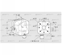 DL 150AG-31 (84444881) Датчик-реле давления воздуха Kromschroder