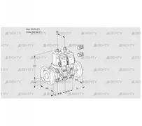 VCS3E50F/50F05NNKGR3/PPPP/PPPP (88104914) Сдвоенный газовый клапан Kromschroder