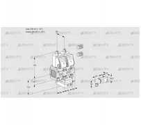 VCG2E40R/40R05FNGEWR3/2-PP/PPPP (88105828) Клапан с регулятором соотношения Kromschroder