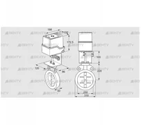 IDR250Z03D100AS/50-15W15TR10 (88302888) Дроссельная заслонка Kromschroder