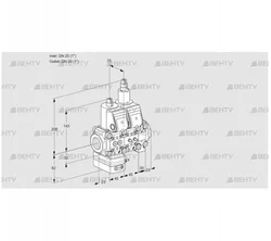 VCD1E25R/25R05D-50LVWR/PPMM/PPPP (88107454) Регулятор давления Kromschroder