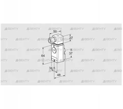 DG 110VC5-6WG (84448411) Датчик-реле давления газа Kromschroder