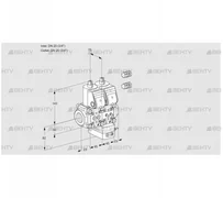 VCG1E20R/20R05NGEWR3/PPMM/PPPP (88104961) Клапан с регулятором соотношения Kromschroder