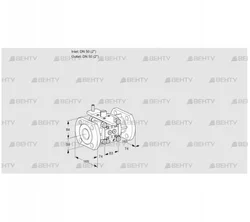 VFC350/50F05-40PPMM (88303513) Регулирующий клапан Kromschroder