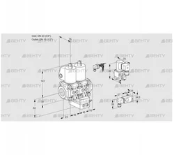 VCG1E20R/15R05NGEWL/4-BY/2-PP (88105806) Клапан с регулятором соотношения Kromschroder