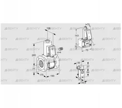 VAS665F05NW3E/Z-/32 (88207667) Газовый клапан Kromschroder