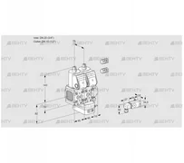 VCG1E20R/15R05FNGEWR3/4-PP/2-PP (88101016) Клапан с регулятором соотношения Kromschroder