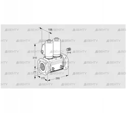 VCS665F05NNQGL3B/MMMM/PPPP (88206778) Сдвоенный газовый клапан Kromschroder