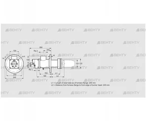 BIC 100HB-200/235-(37)E (84033030) Газовая горелка Kromschroder