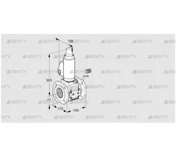 VAS665F05LWGL3E/PP/PP (88204883) Газовый клапан Kromschroder