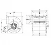 Центробежный вентилятор ebmpapst D4E240BA0101