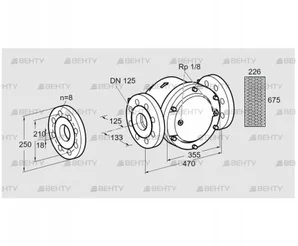 GFK 125F10-3 (81945010) Газовый фильтр Kromschroder