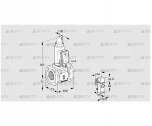 VAS6T65A05LQSRB/P3/PP (88207382) Газовый клапан Kromschroder