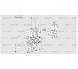 VCD1E25R/25R05D-100NWR/PPPP/BSPP (88104423) Регулятор давления Kromschroder