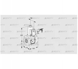 VAS665F05NKE/PP/PP (88205381) Газовый клапан Kromschroder