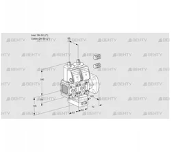 VCG3E50F/50F05FNGEWR3/PPPP/PPPP (88106214) Клапан с регулятором соотношения Kromschroder