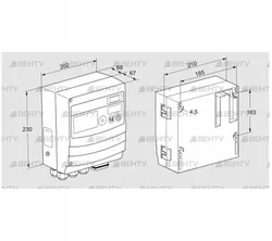 BCU460W2P6C0D0000K1E1-/LM400WF0O0E1- (88680316) Блок управления горением Kromschroder