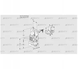 VAG1-/20R/NWAN (88020777) Газовый клапан с регулятором соотношения Kromschroder