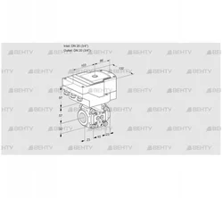 IFC120/20R05-20PPMM/20-30W3T-I (88303265) Регулирующий клапан с сервоприводом Kromschroder