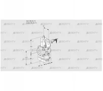 VAD125R/NK-100A (88006261) Газовый клапан с регулятором давления Kromschroder