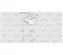 IBH40W01A/40A2D (88303776) Дроссельная заслонка Kromschroder