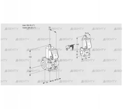 VAS1E25R/25R05NWR/PP/ZS (88103293) Газовый клапан Kromschroder