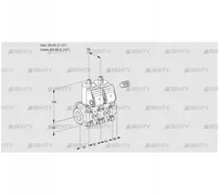 VCS3E65R/65R05NNQR3/PPPP/PPPP (88101947) Сдвоенный газовый клапан Kromschroder