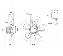 Осевой вентилятор ebmpapst A4D500AE0301