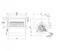 Центробежный вентилятор ebmpapst D2D146AA2423