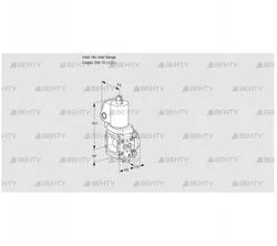 VAN1T-/15N/NKGL (88026663) Сбросной газовый клапан Kromschroder