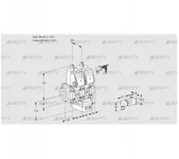 VCG2E40R/40R05NGKWR/3--2/-3PP (88106668) Клапан с регулятором соотношения Kromschroder