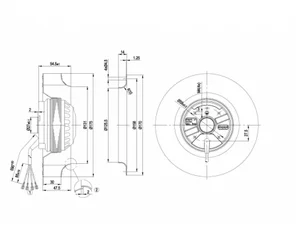 Центробежный вентилятор ebmpapst R2E175AC7715
