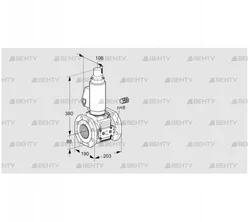 VAS780F05LWGL3E/PP/PP (88207222) Газовый клапан Kromschroder